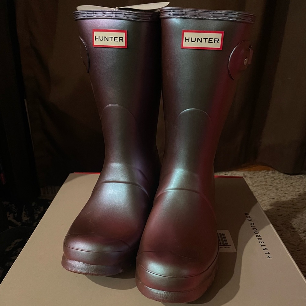 Women’s Hunter Nebula Rain Boots size 8